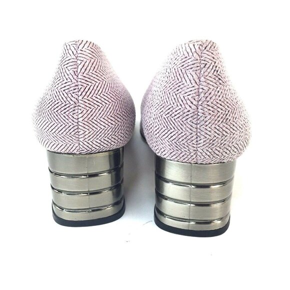 Proxy Womens Shoes sz 7.5M Pink Champaign Block Heel Made in Spain 34931 EUC - Picture 5 of 12